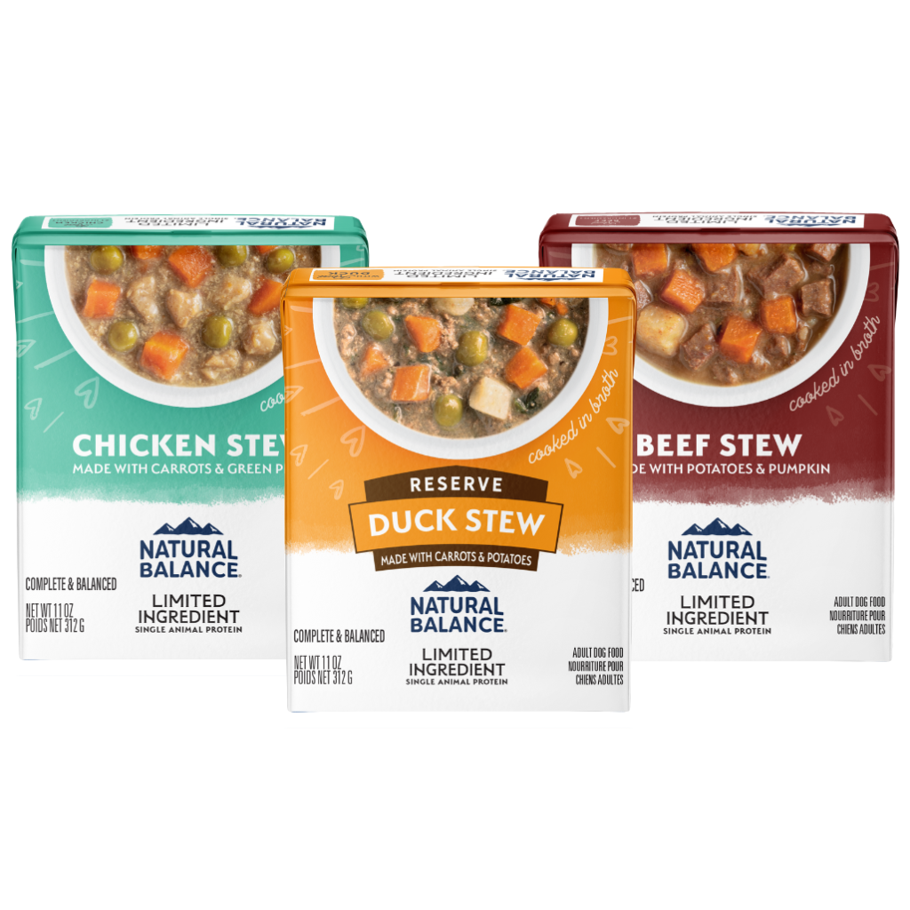 Natural Balance Limited Ingredient Stews for dogs